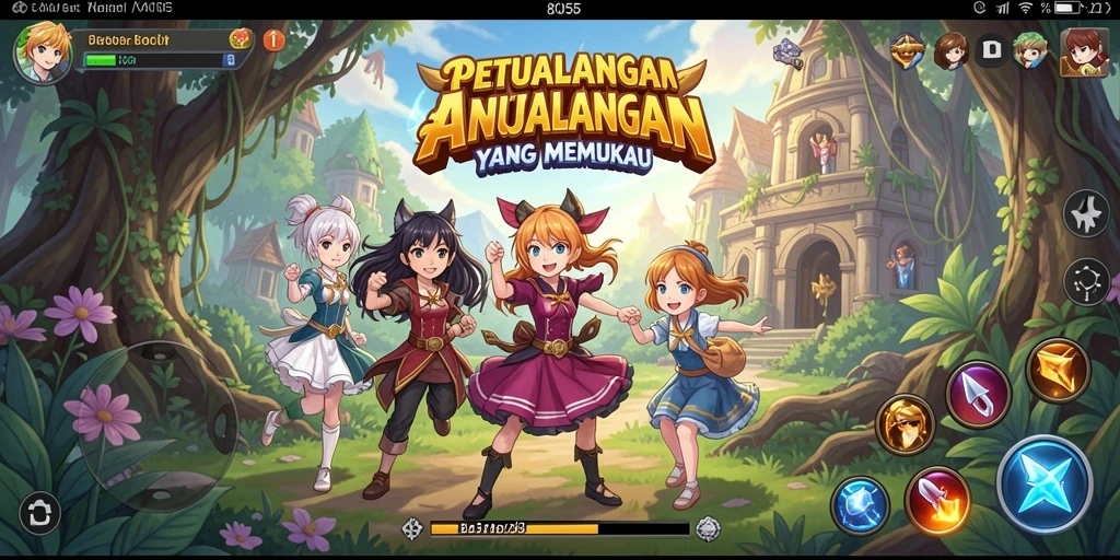 Tampilan gameplay menawan dari 8055 dengan aksi seru.