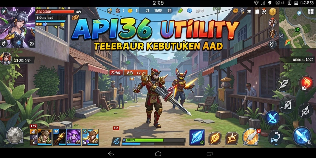 Screenshot utama API36 menampilkan antarmuka aplikasi Utility yang intuitif.