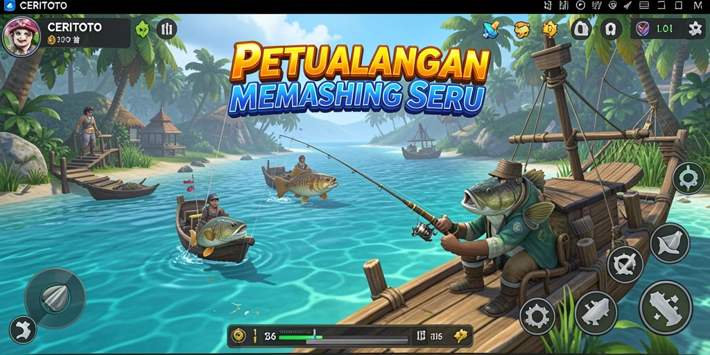 Tangkapan ikan epik dalam permainan CERITOTO yang memukau.