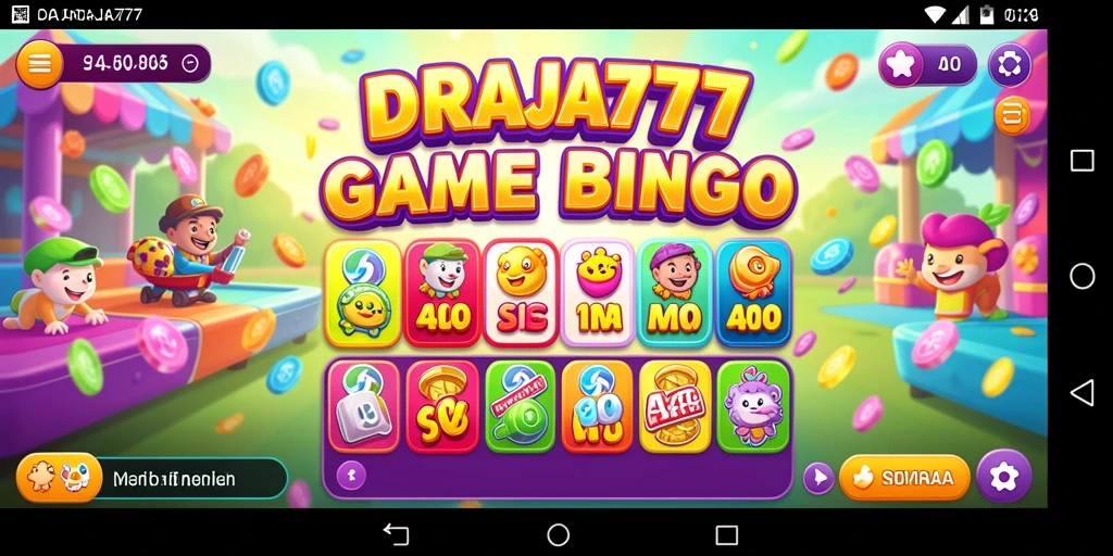 Tampilan gameplay seru DRAJA777 dengan aktivitas Bingo yang mendebarkan.