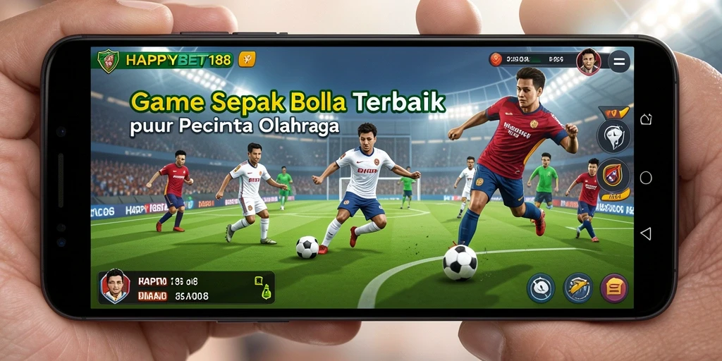 Tangkapan layar dari gameplay seru <strong>HAPPYBET188</strong> menunjukkan pertandingan sepak bola yang mendebarkan.