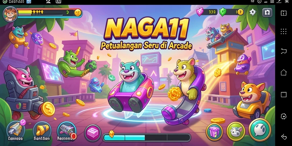 Tampilan gameplay NAGA11 yang seru dan penuh aksi.