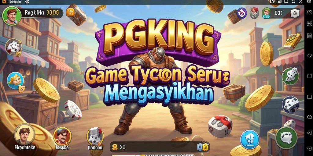 Tampilan gameplay PGKING yang menarik dan menantang.