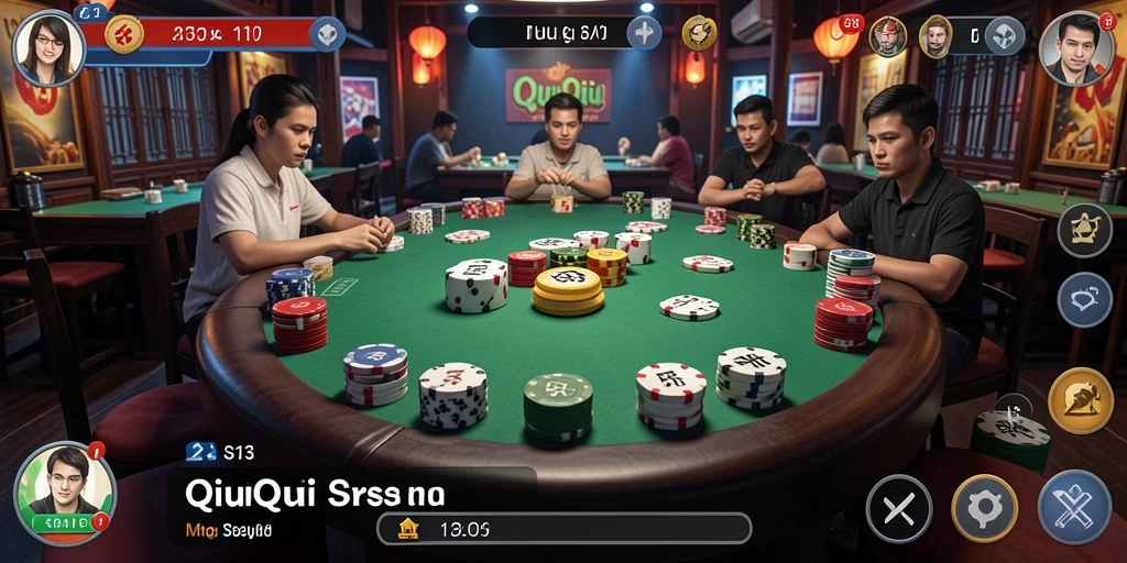 Screenshot gameplay QiuQiu yang menegangkan di S13.