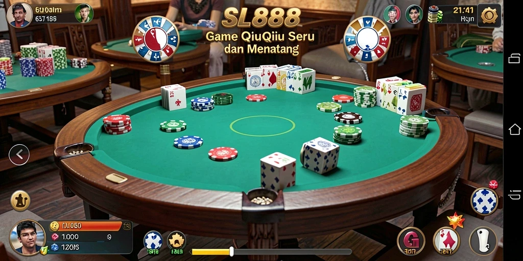 Screenshot gameplay QiuQiu yang seru dan menantang.