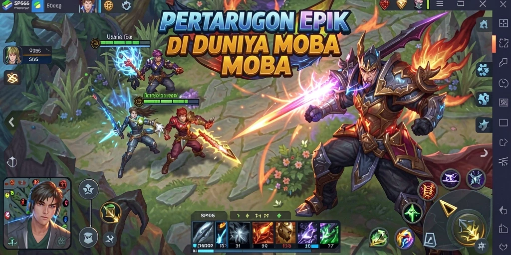 Tampilan seru gameplay <strong>SP666</strong> yang penuh aksi.