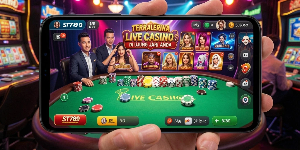Tampilan gameplay ST789 yang mengesankan di Live Casino.
