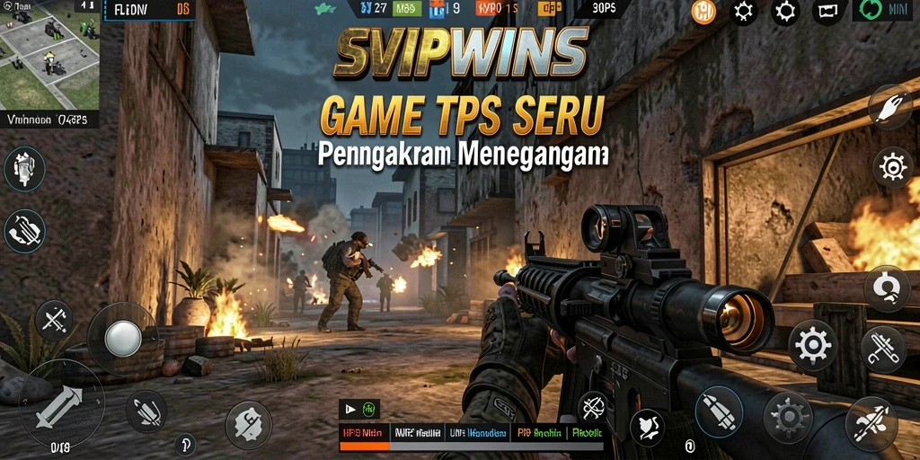 Screenshot gameplay SVIPWINS menampilkan aksi seru dan karakter yang realistis.