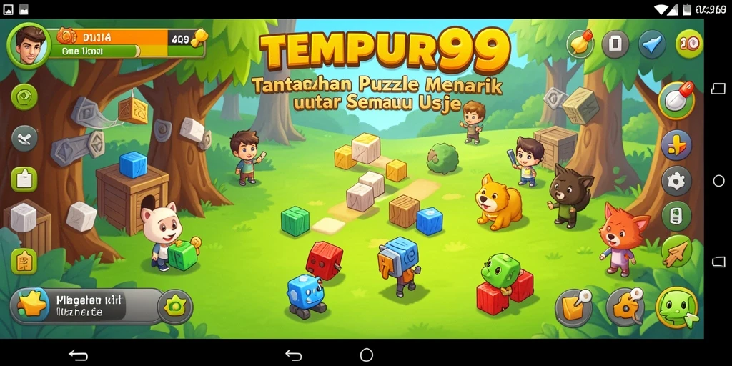Tampilan gameplay TEMPUR99 yang penuh tantangan dan keseruan.