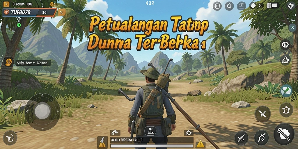 TURBO78 menampilkan gameplay seru di dunia terbuka yang luas.