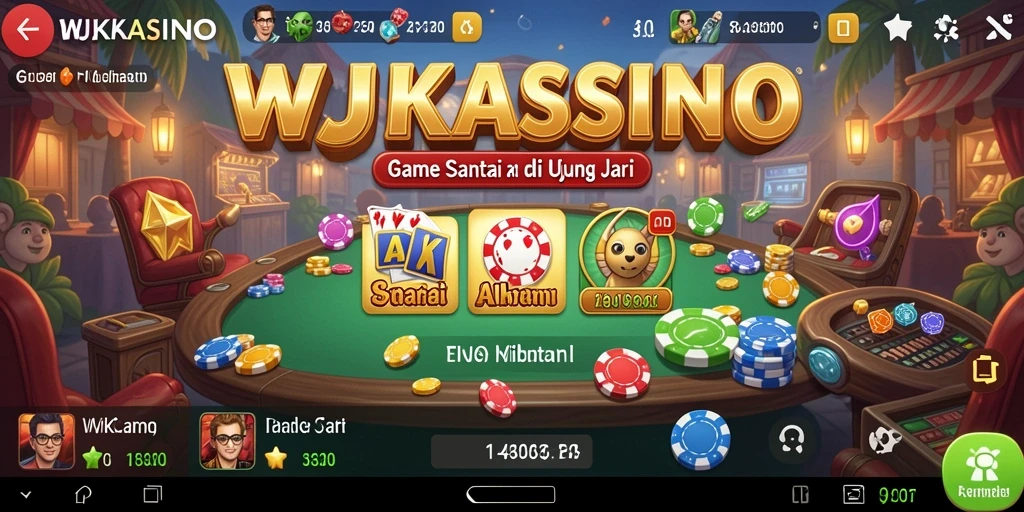 Tampilan gameplay WJKASINO yang menarik dan penuh warna.